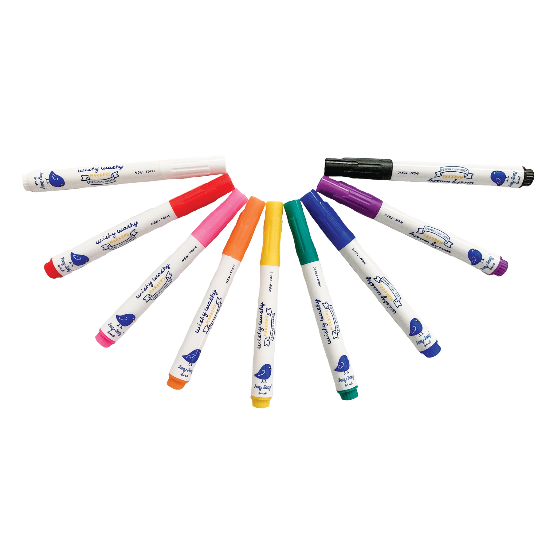 Wishy Washy Markers MINI - Set of 12 Assorted Colors – Hammer and Jacks