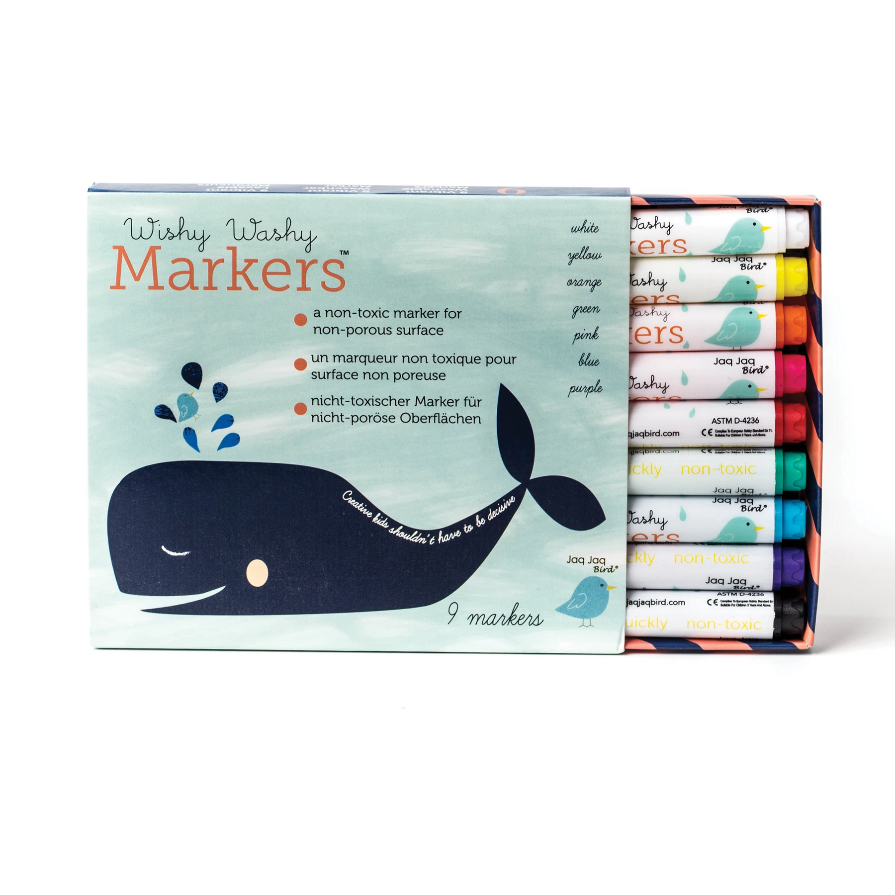 Wishy Washy Markers - Set of 9 Assorted Colors – SHOP Cooper Hewitt